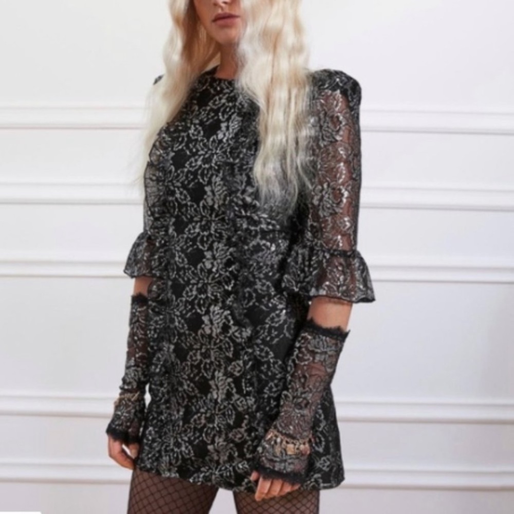 H&M x The Vampires Wife lace mini dress NWT